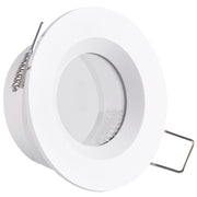 Faretto da incasso bianco opaco IP44 MR16 12V Polux
