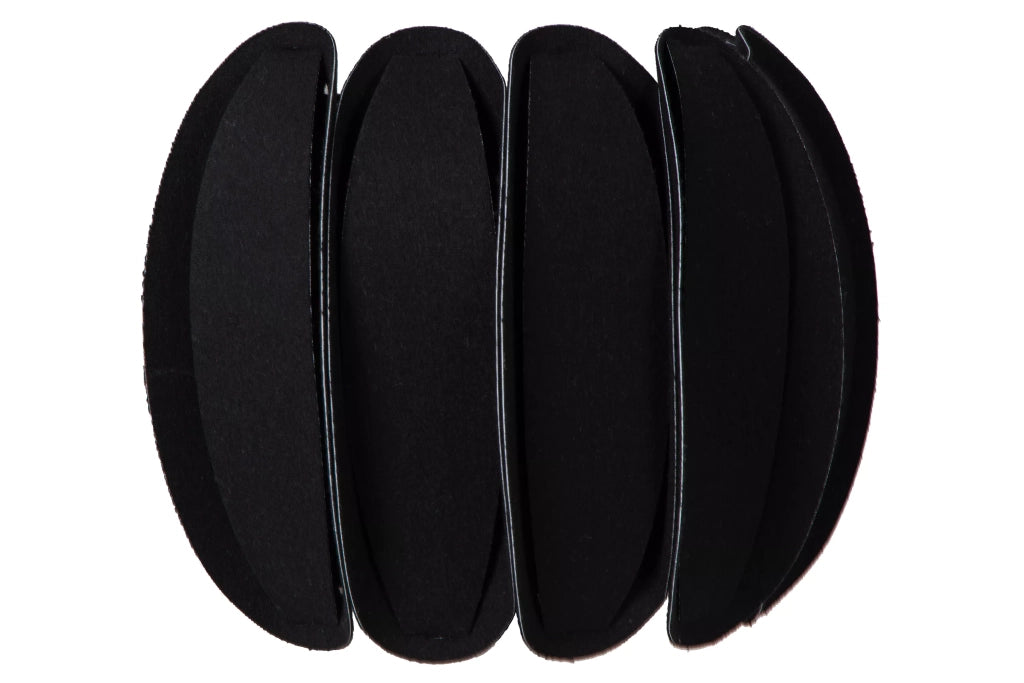 Applique decorativa in feltro nero Spencer E27 40W Lucide