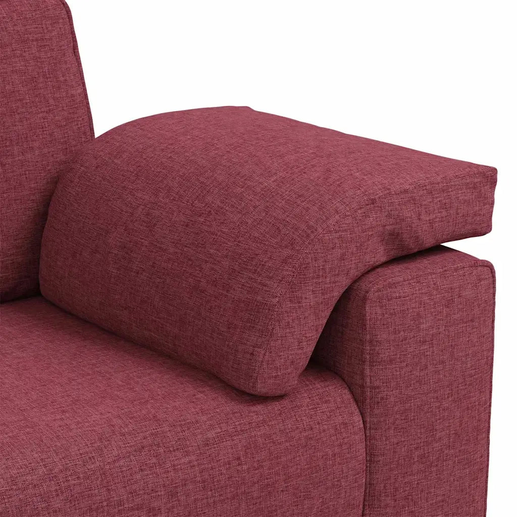 Divano-Sofa-Divanetto Rosso Vino 160 x 77 x 82 cm Tessuto