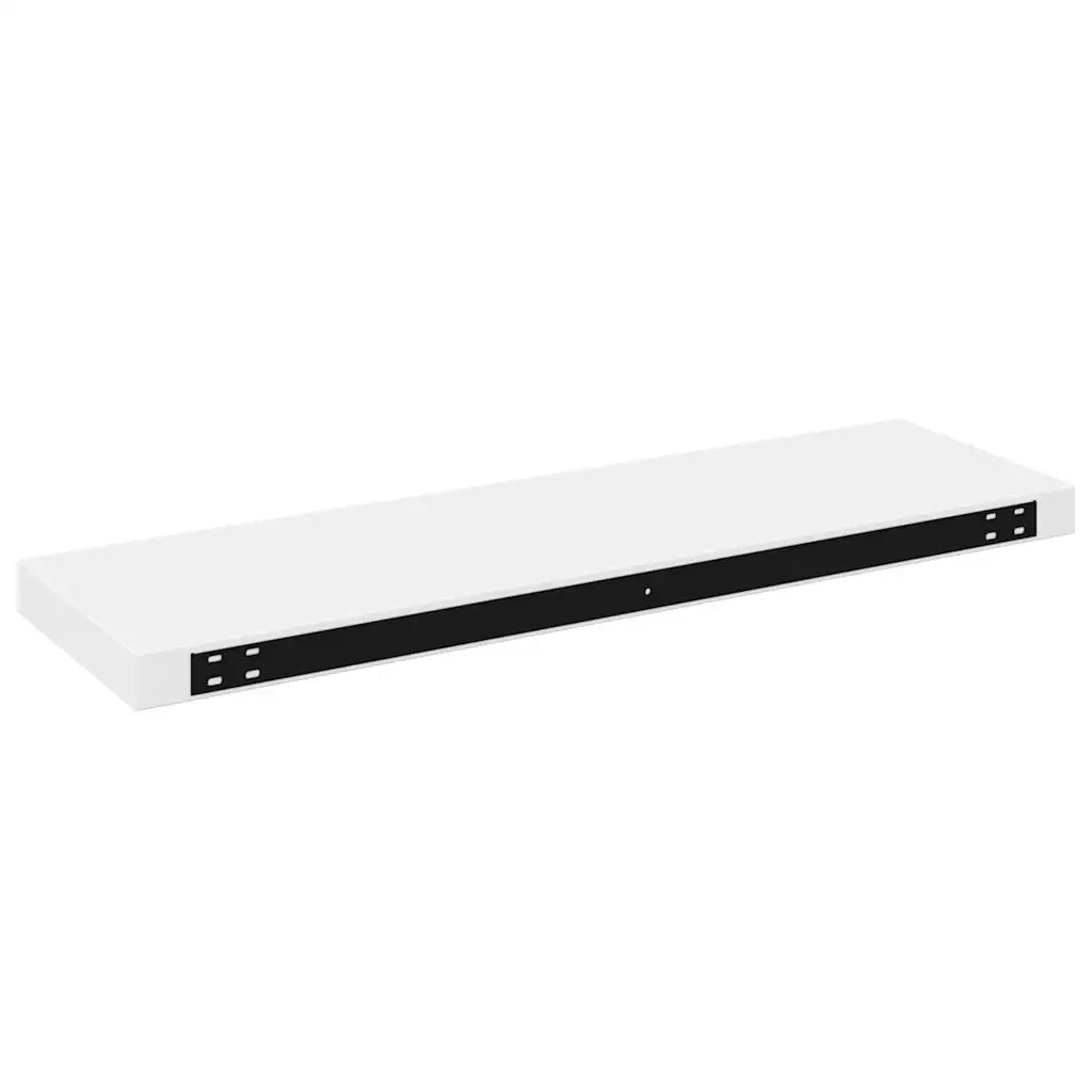 Scaffali a Parete 4 pz Bianco Lucido 80x23,5x3,8 cm in MDF 323753