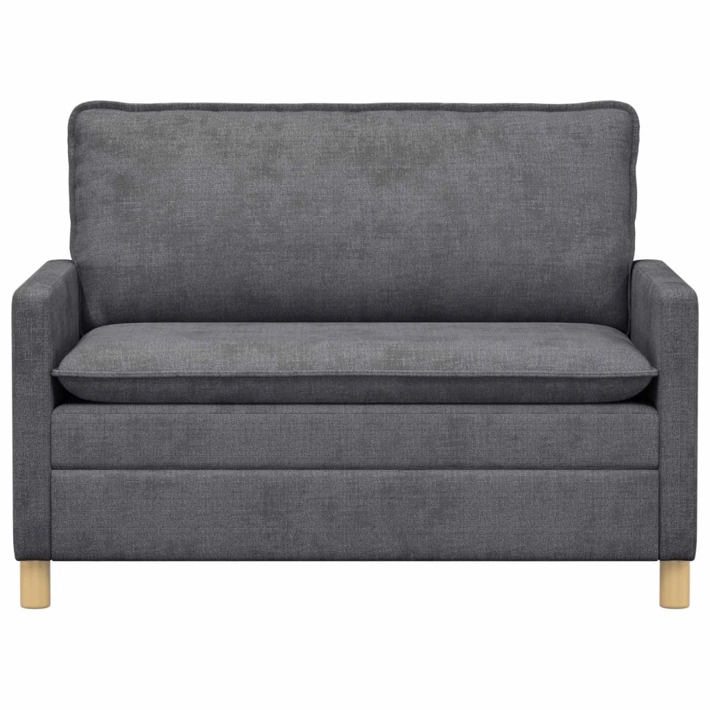 Divano Grigio Scuro 126 x 81 x 87,5 cm Poliestere