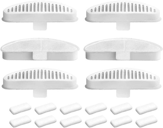 Filtro di sostituzione 6-pack per fontana automatica per gatti - rinfrescante per i tuoi amici felini