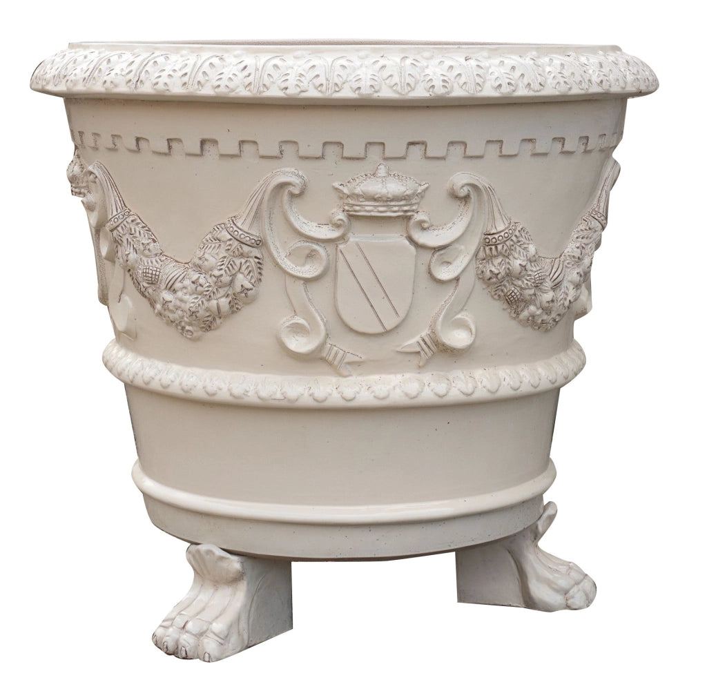 Biscottini Orcio Toscano smaltato invecchiato in terracotta toscana 100% Made in Italy interamente Lavorato a Mano L95xPR95xH74 cm