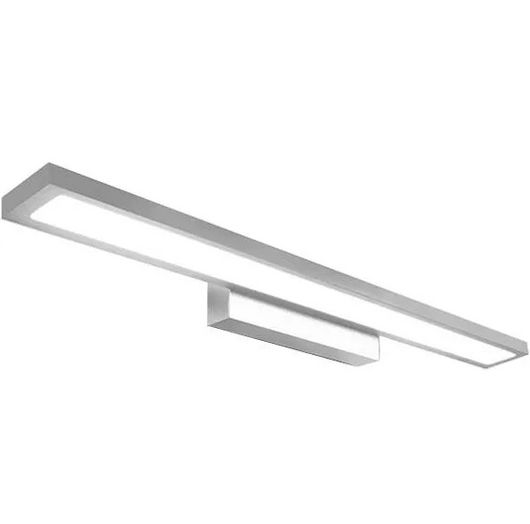 Lampada Da Muro Da Bagno Led Sopra Specchio 80cm APP841-1W Flat Chrome