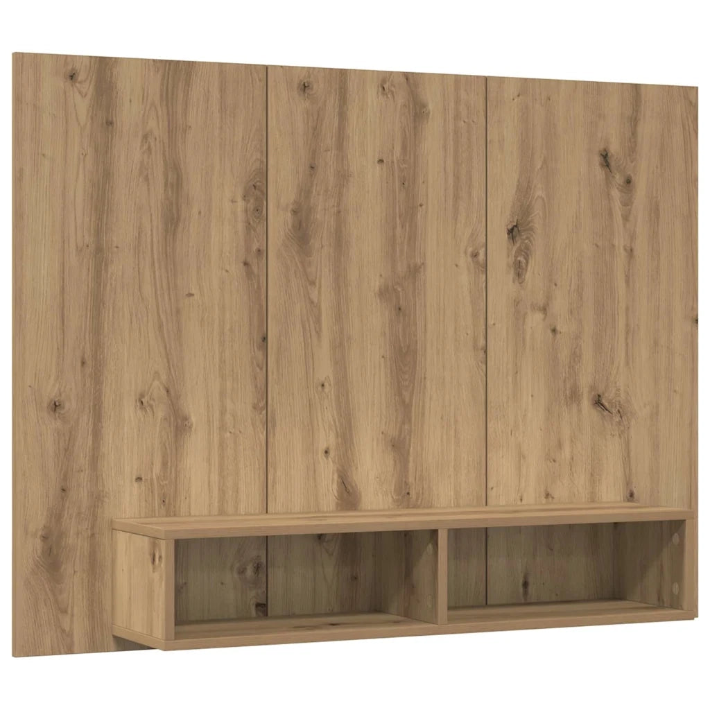 vidaXL Mobile TV da Parete rovere artigianale 120 x 23.5 x 90 cm