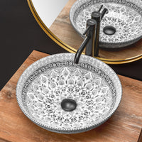 Lavabo Da Appoggio Rea Arte Dark Grey