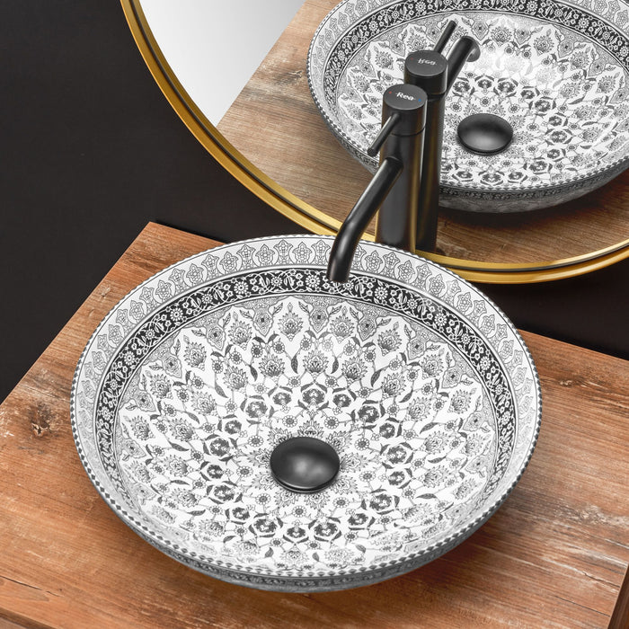 Lavabo Da Appoggio Rea Arte Dark Grey