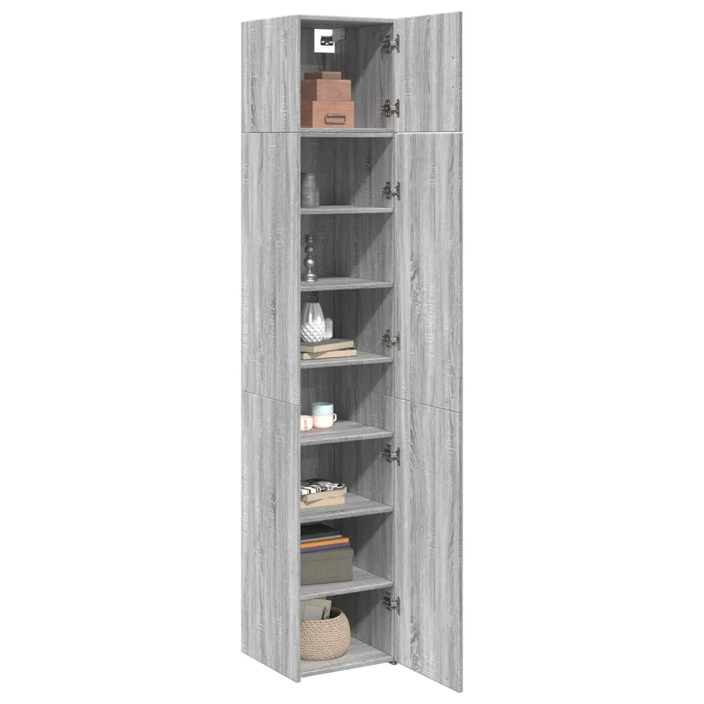 Mobile Sottile Grigio Sonoma 40x42,5x225 cm in Truciolato 3281278