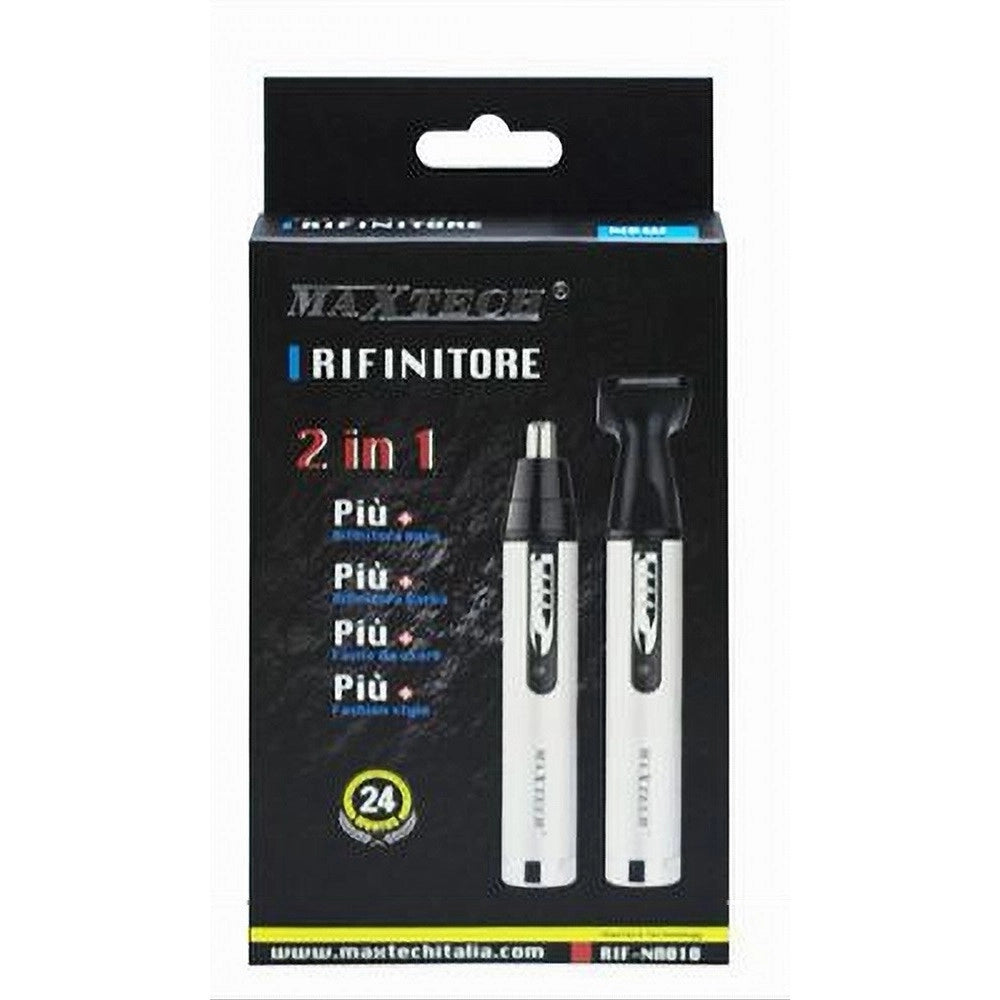 Trade Shop - Rasoio Rifinitore 2x1 Precisione Per Peli Naso Orecchie Sopracciglia Rif-na010 -