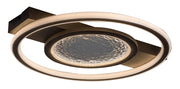 Rabalux Aranis plafoniera LED nera lunare 43cm 50W
