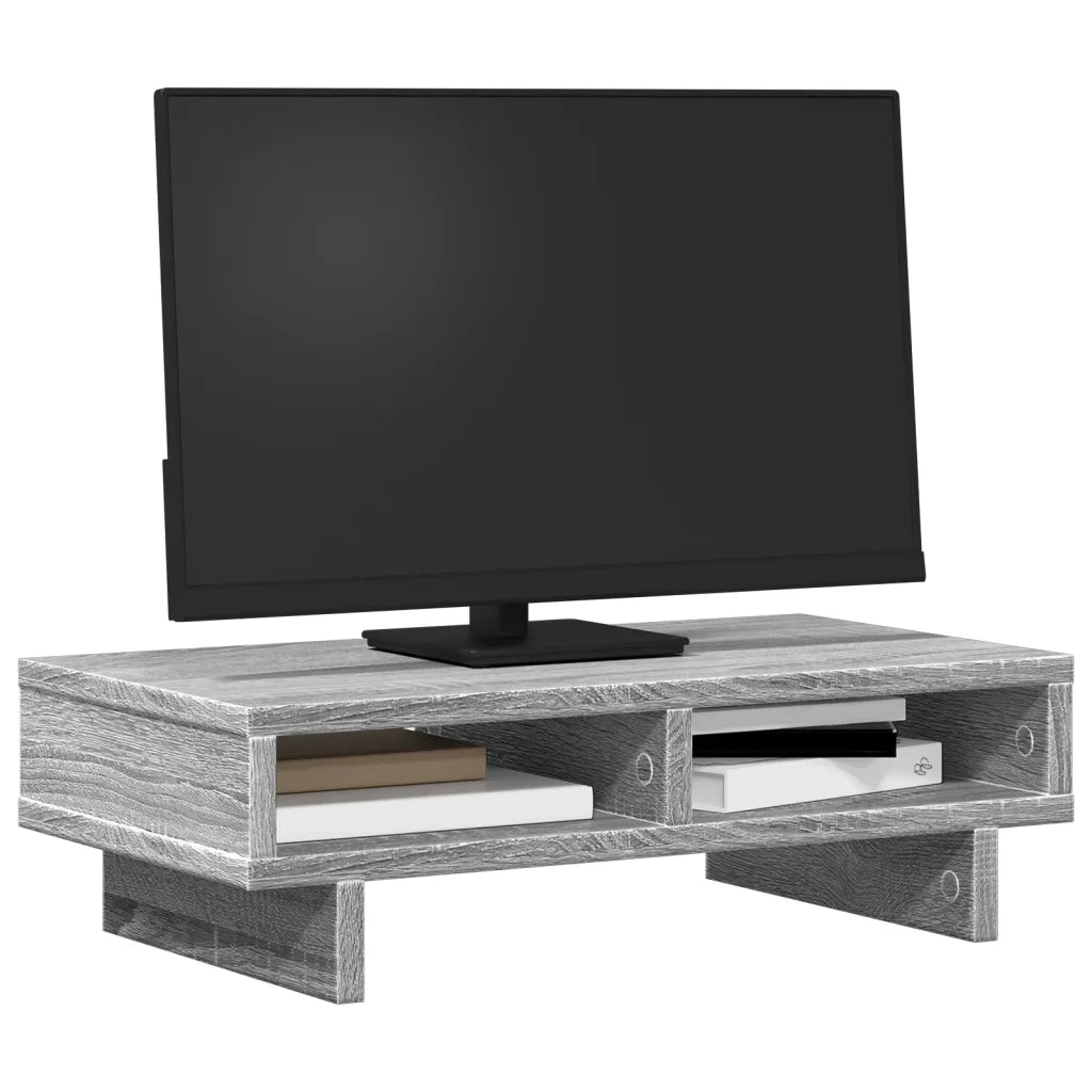 Supporto per Monitor Grigio Sonoma 50x27x15 cm in Truciolato 854747