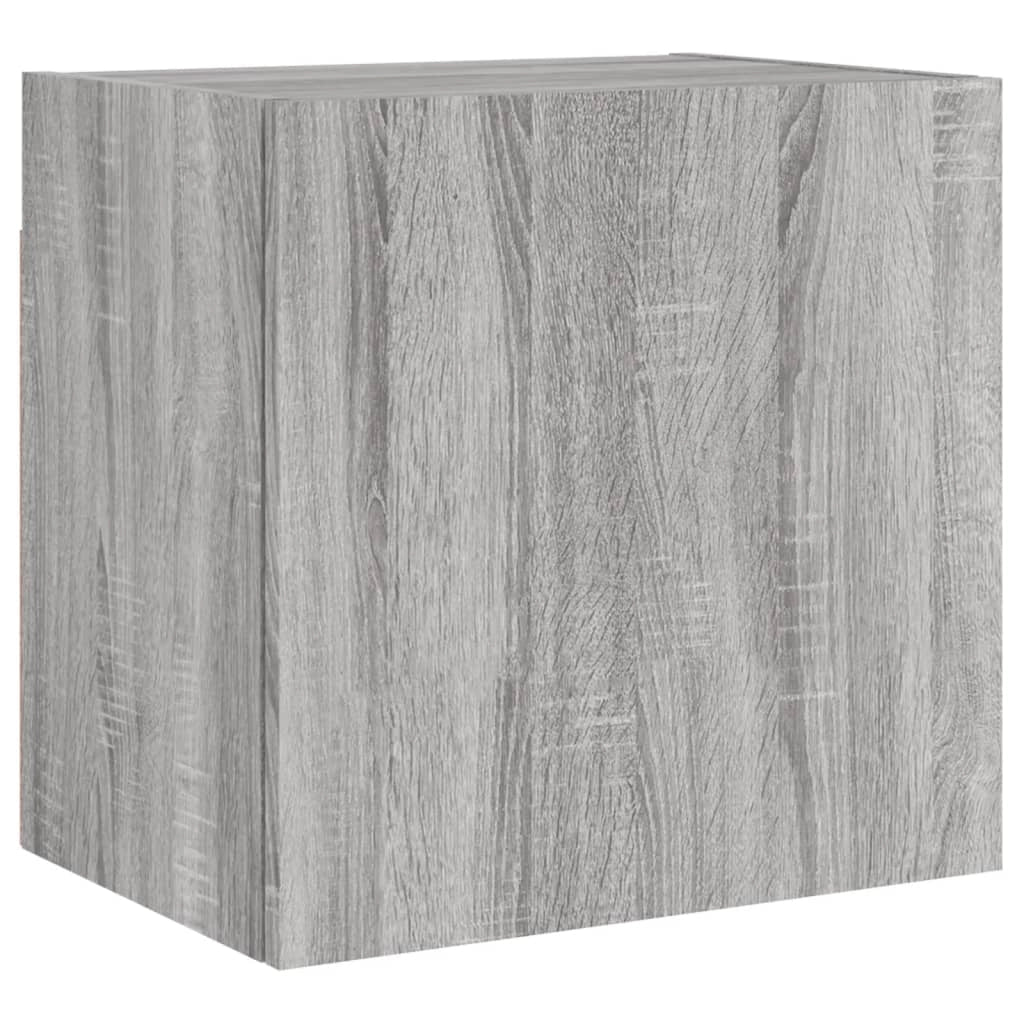 Mobile TV multimediale scaffale TV credenza TV sala da pranzo soggiorno camera da letto 4 pezzi legno ingegnerizzato Sonoma grigio 02_0029249