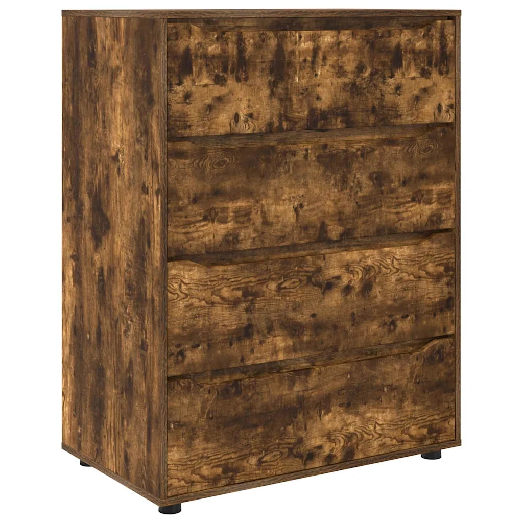 Armadi di Stoccaggio 2 pcs Rovere fumé 80 x 48 x 105 cm