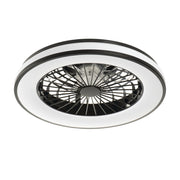Plafoniera LED CCT con ventilatore PLAVE nera Kanlux 38033