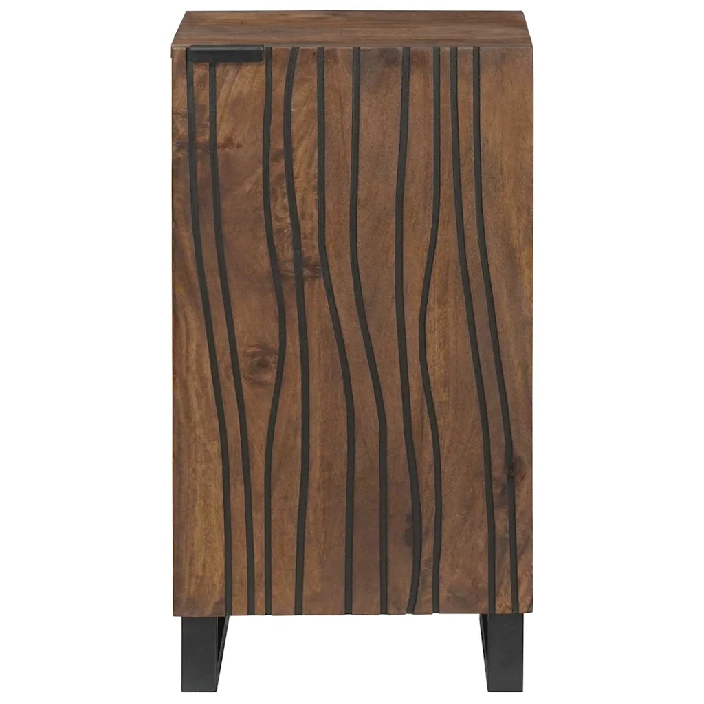 Sideboard Marrone 40 x 33 x 75 cm legno massello di mango 4018032
