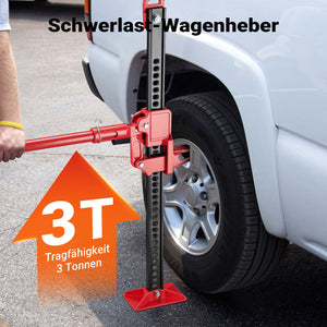 Binda meccanica 36'' fino a 3000 kg, altezza di sollevamento massima 76 cm, martinetto in acciaio, cric agricolo fuoristrada, SUV e ATV