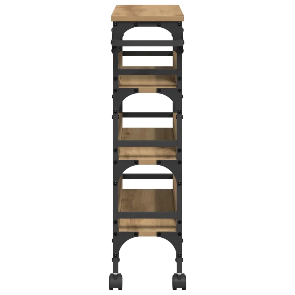Carrello da Cucina Rovere artigianale 53 x 20 x 76 cm CFW8376380