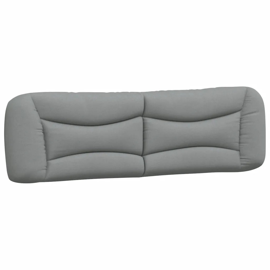Cuscino Testiera Hvar Grigio Chiaro 180 cm in Tessuto CFW8263376