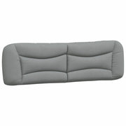 Cuscino Testiera Hvar Grigio Chiaro 180 cm in Tessuto CFW8263376