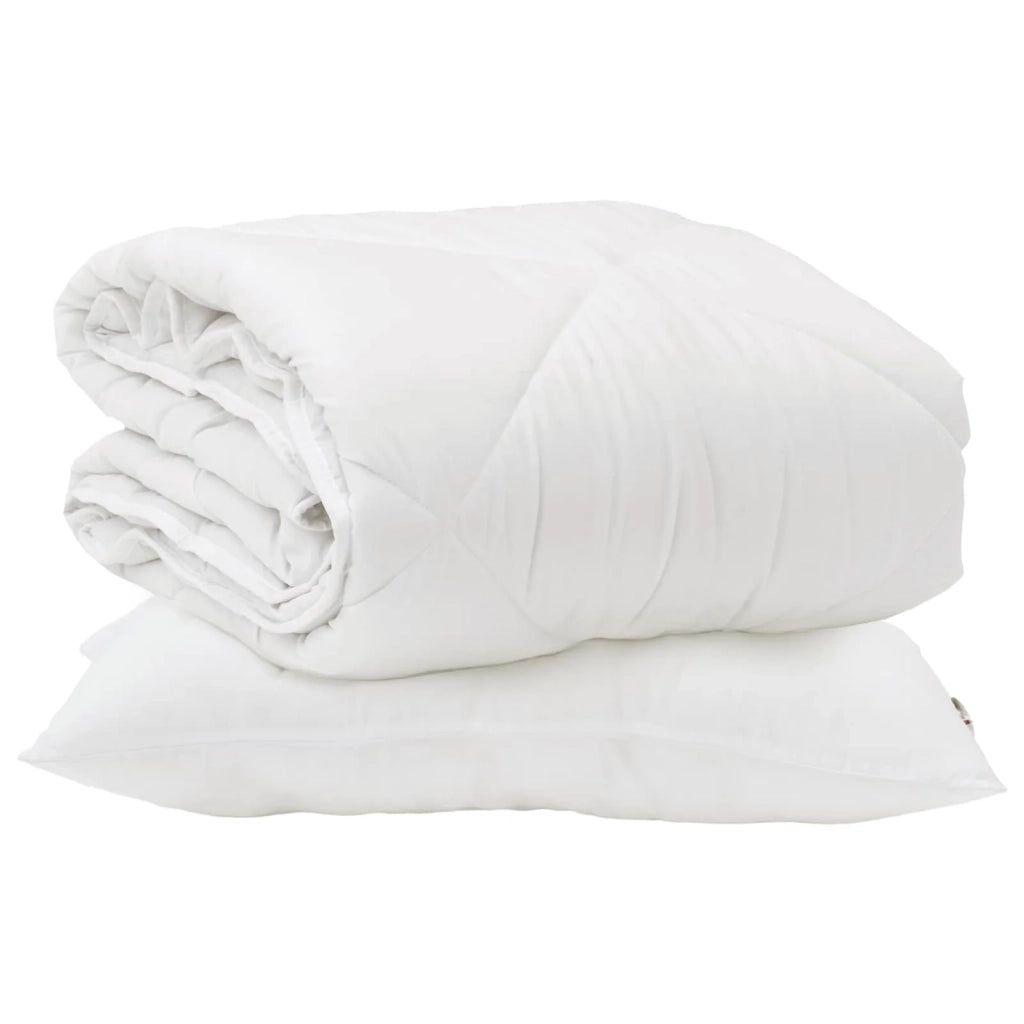 Piumone con cuscino 2 pcs Bianco Microfibra 3376594