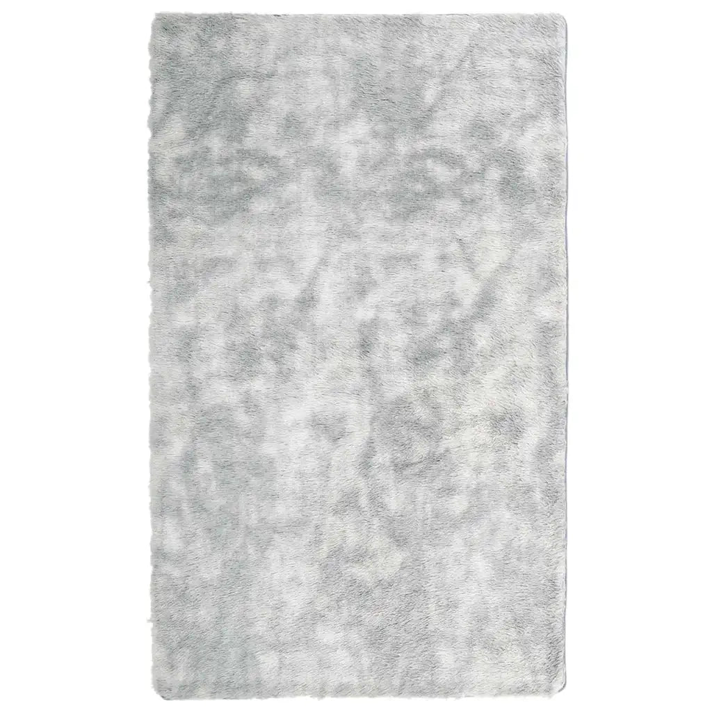 Tappeto Shaggy a Pelo Lungo NAVARRA Grigio Argento 80x150 cm