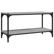 Mobile TV | Armadietto TV | Mobile Porta TV Grigio Sonoma 80x33x41 cm Legno Multistrato e Acciaio