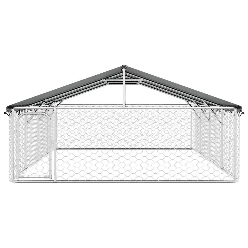 Gabbia per Cani da Esterno con Tetto-Cassa per cani 600x300x150 cm