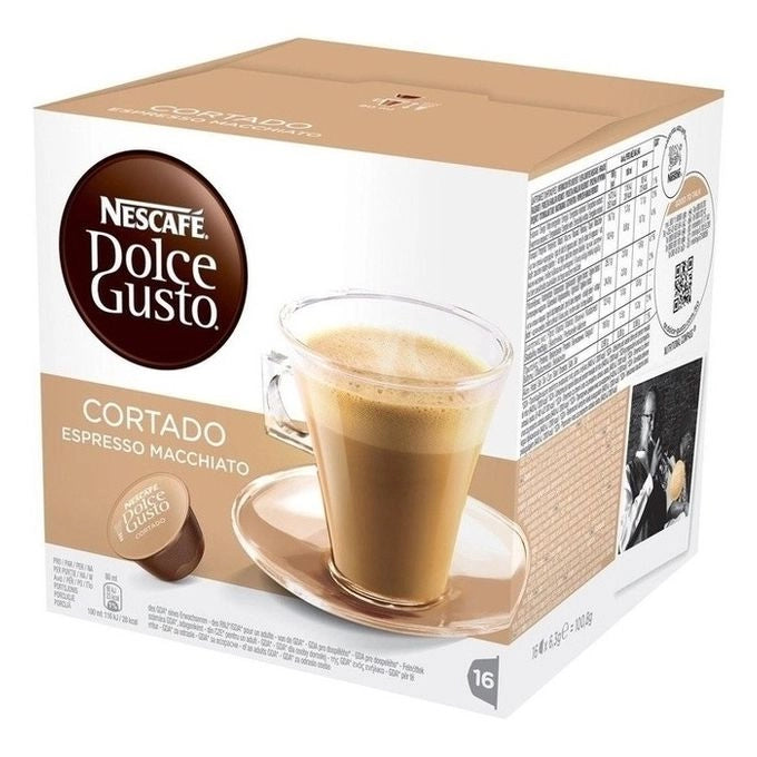 Nescafé Dolce Gusto Espresso Macchiato (Cortado) Capsule caffè 16 pezzo(i)