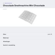 Fornello per Cioccolato - Alluminio - Regolazione di Temperatura - Set di Forme per Cioccolato - Mini Fornello per Cioccolato - Facile da Utilizzare - Progetto Sostenibile
