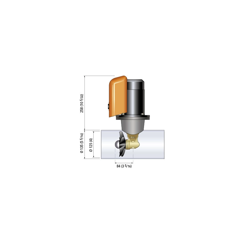 KIT COMPLETO ELICA BTQ 125-40