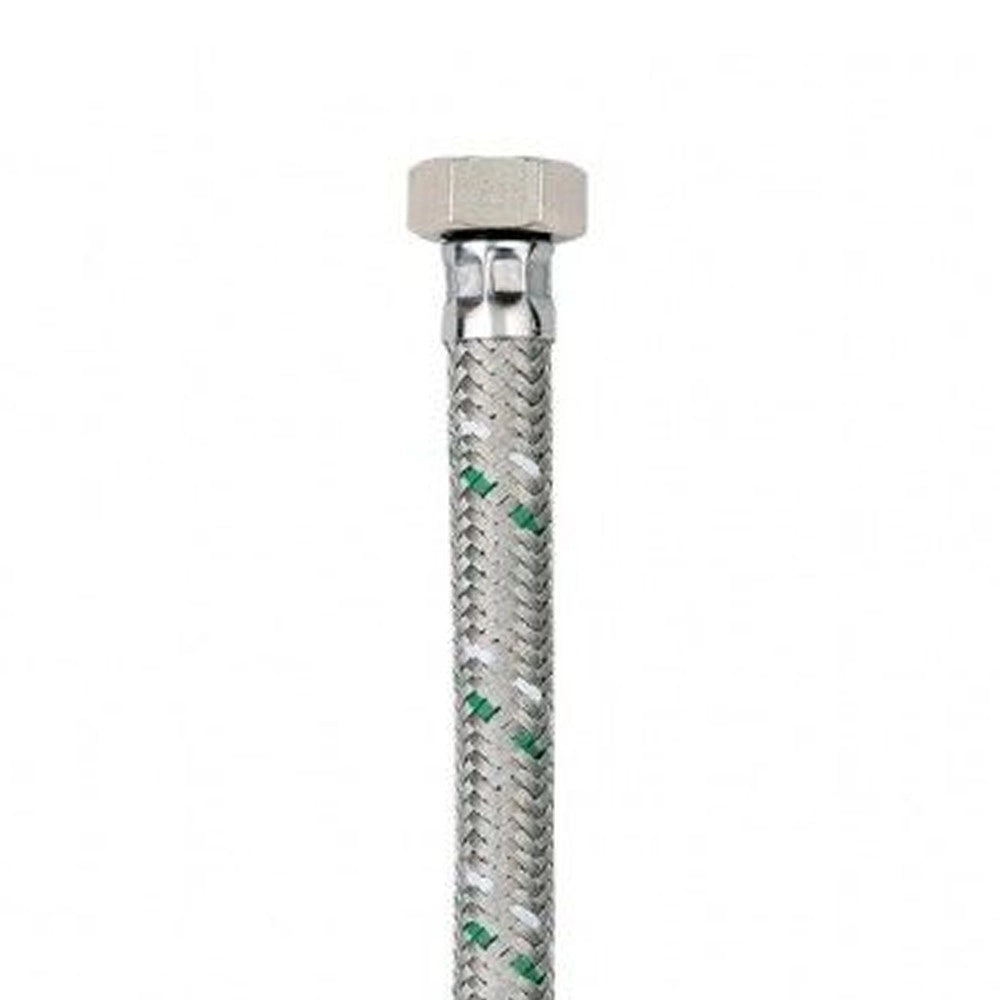 Attacchino flessibile inox maschio corto 10x1- femmina