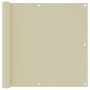 Paravento da Balcone Crema 90x300 cm Tessuto Oxford cod mxl 15109
