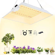 Lampada per piante TS1000 - Lampada LED a piena gamma con UV e IR per piante da appartamento - Regolabile e adatta per ortaggi e fiori Lampada per la crescita