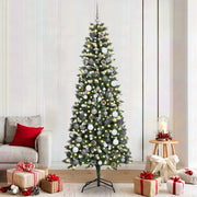 Albero di Natale artificiale con 300 LED Verde 210 cm 3395831