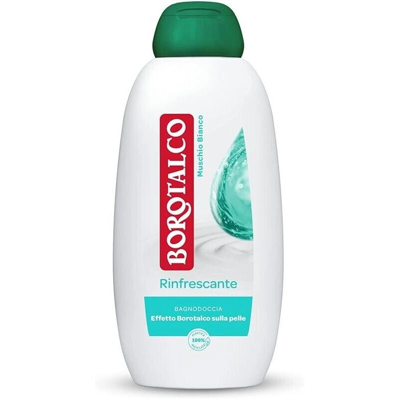 BOROTALCO BAGNODOCCIA RINFRESCANTE AL MUSCHIO BIANCO IN FORMATO DA 600 ML