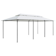 Gazebo 600x298x270 cm Bianco 180g/mÂ²