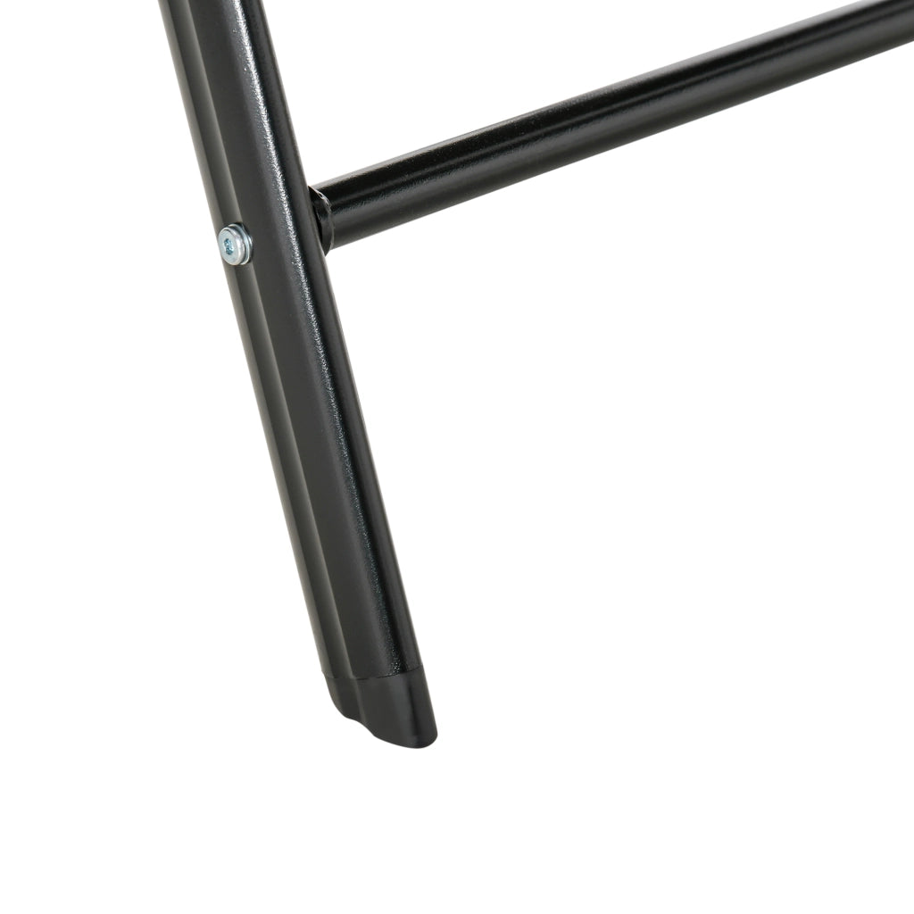 Set pranzo giardino 6 persone ¨C Xylo ¨C tavolo allungabile 190cm, 6 sedie pieghevoli, nero