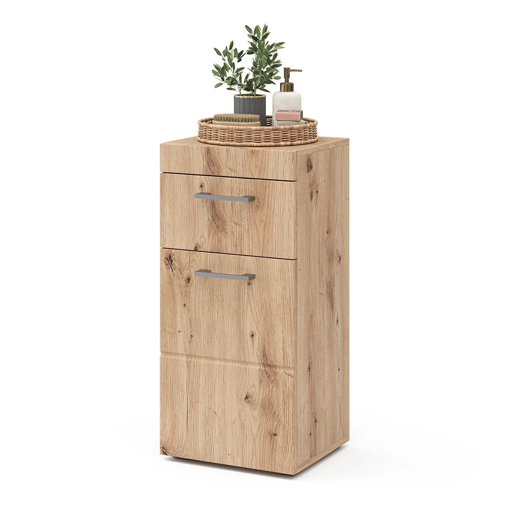 Mobiletto bagno Luna Quercia Wotan 37 x 79 cm Vicco