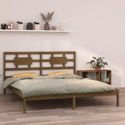 Giroletto senza Materasso-Struttura Letto Ambra 200x200 Legno Massello 290673