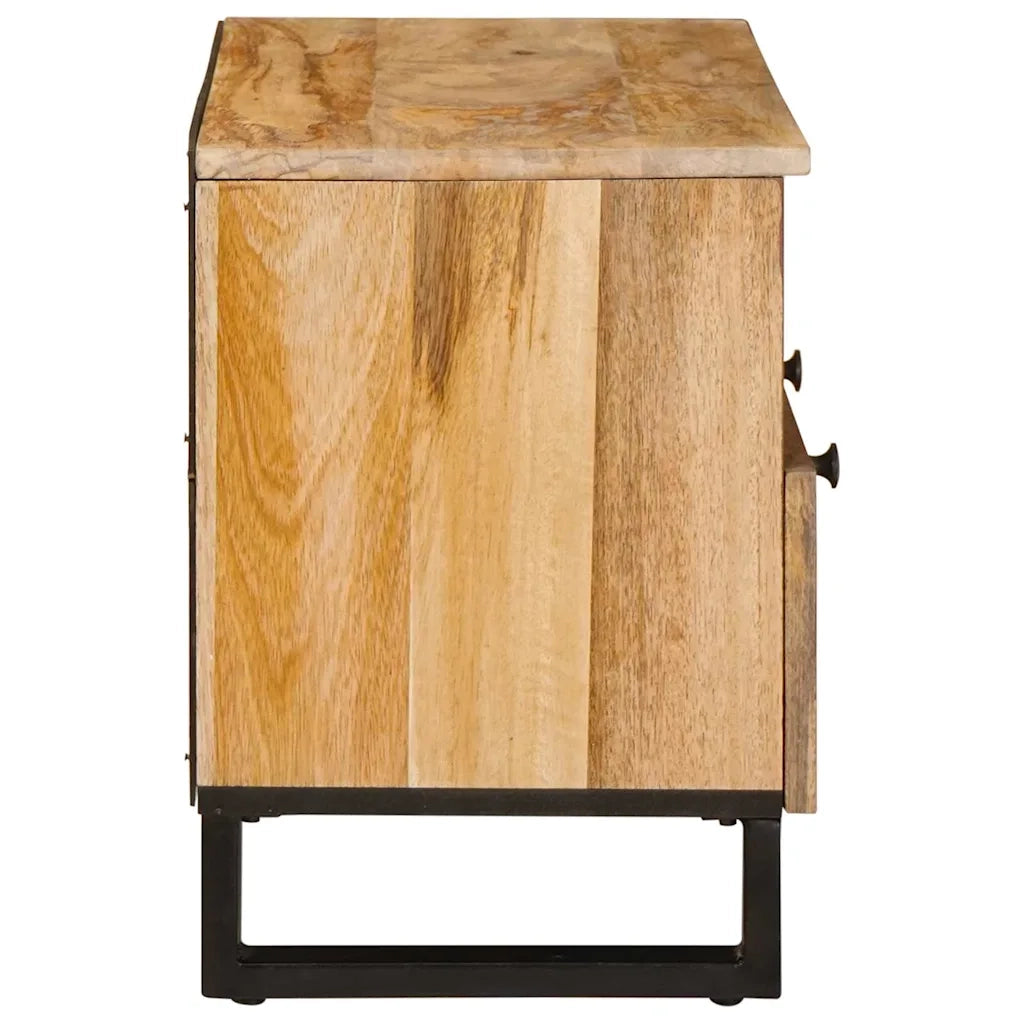 Mobile TV Marrone 70 x 33 x 46 cm Legno di mango massello