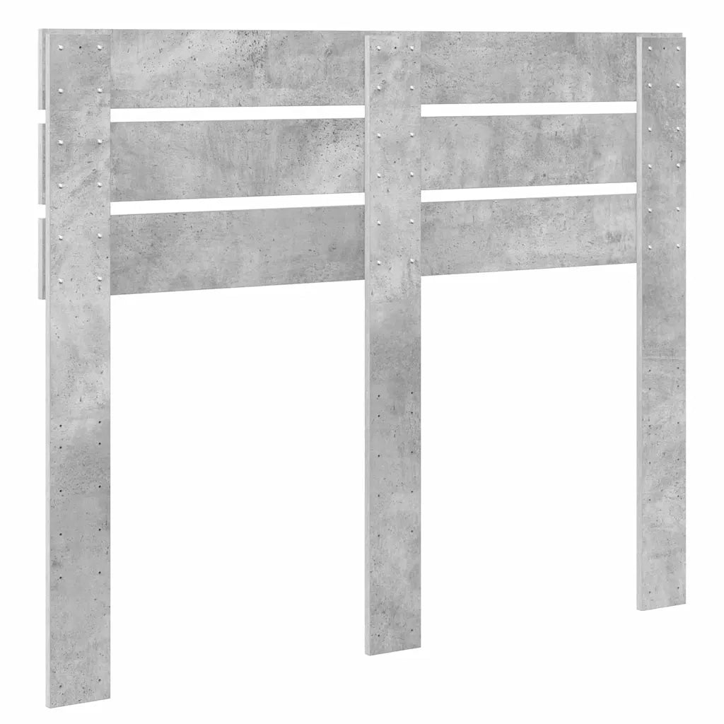 Testiera-Testata-Testiera Decorativa Grigio cemento 120 cm Legno multistrato 133235