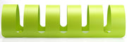 Rastelliera Portabici 5 Posti in Ferro 90x30x23 cm Belfer Bike Rack 42/PB Verde Acido