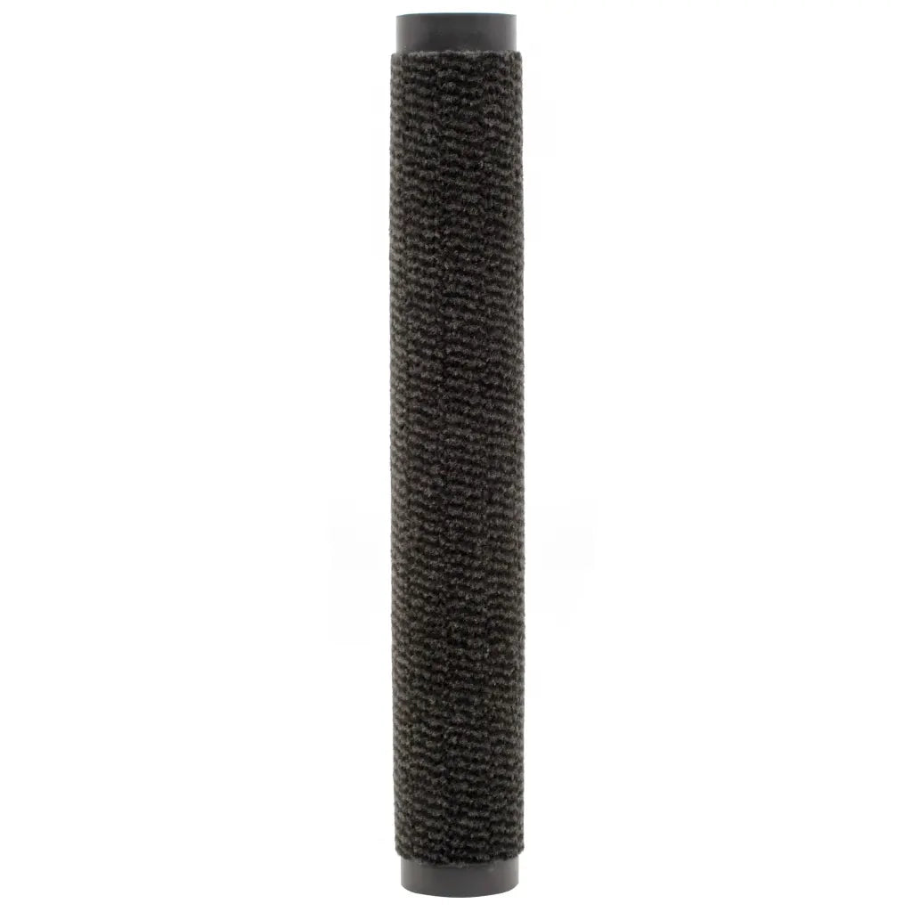 Tappeti Antipolvere 2 pz Rettangolari Trapuntati 80x120 cm Neri cod mxl 76265