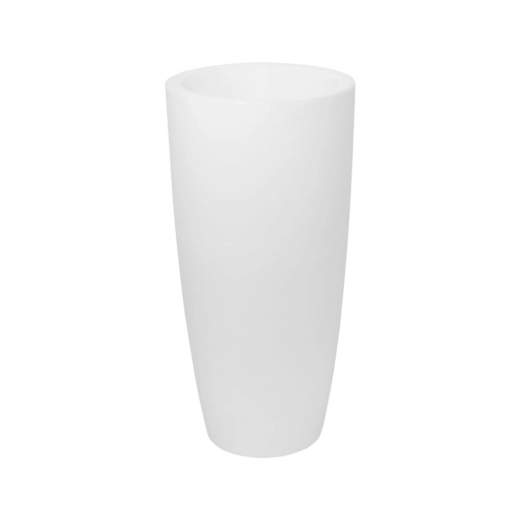 Vaso Luminoso da Giardino a LED Ø33 cm in Resina 5W Cypress Bianco Neutro