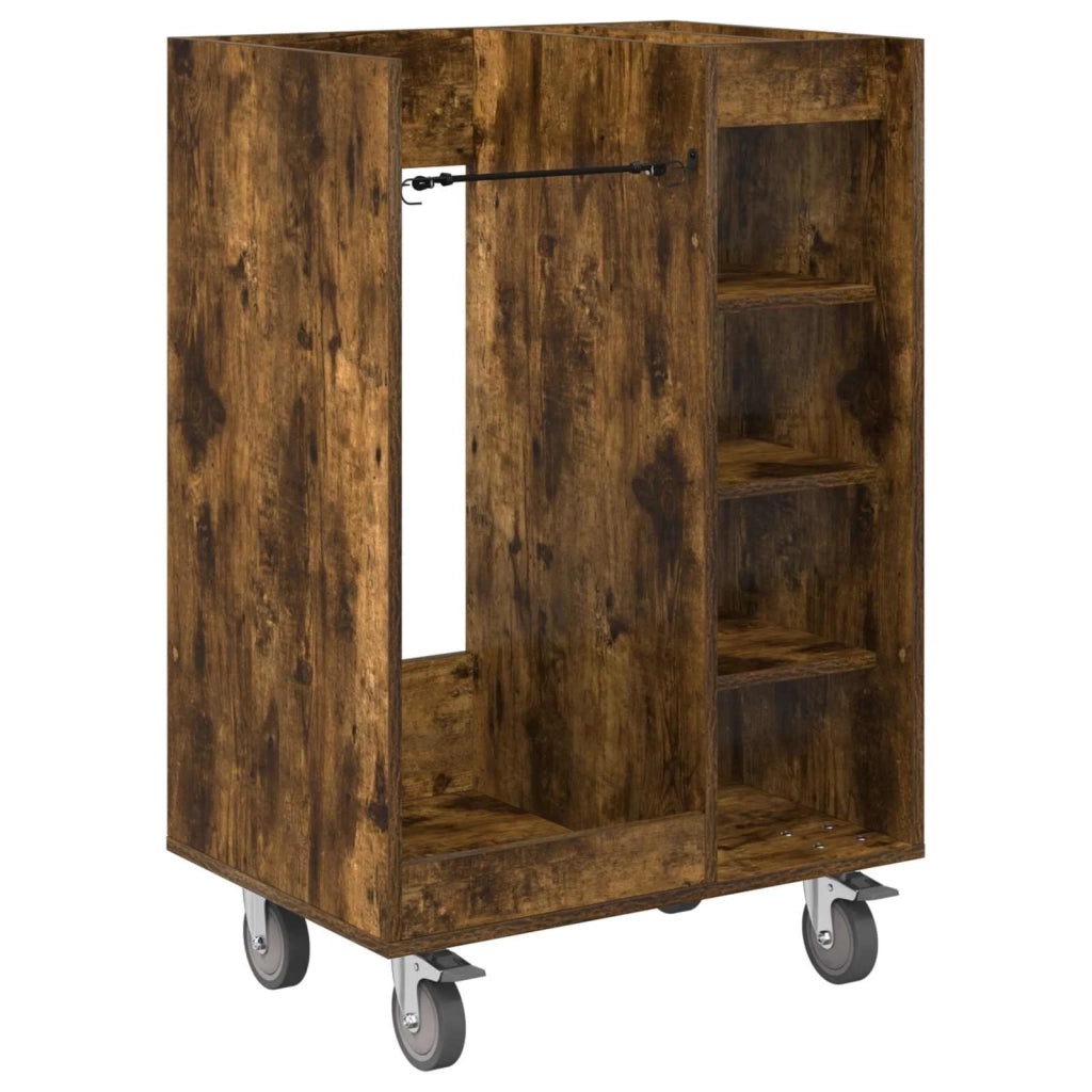 Armadio per Golf con ruota Rovere fum¨¦ 65 x 45 x 98 cm CFW6917781