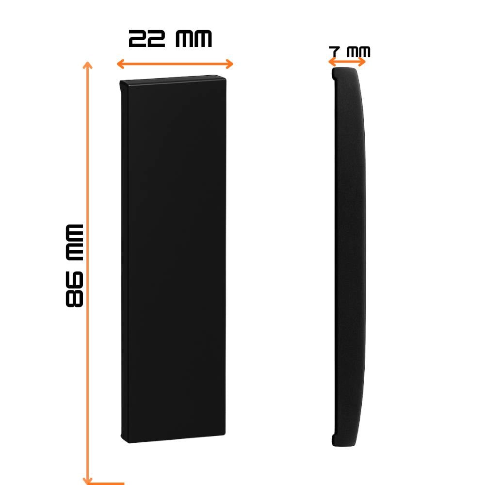 Bticino living now cover copriforo 1 modulo per supporti compatibili *** colore nero, confezione 1