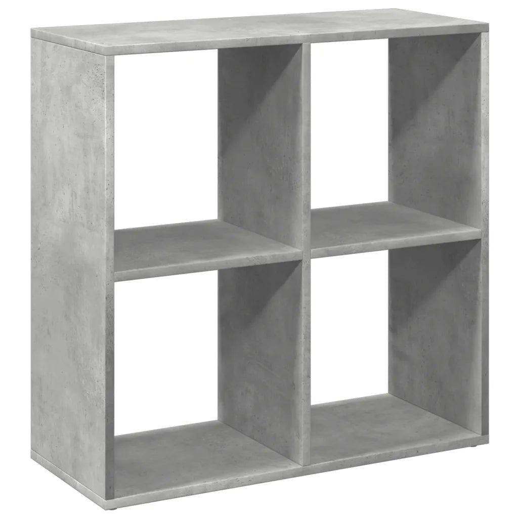 Libreria Divisorio Grigio Cemento 69,5x29x69,5 cm in Truciolato 858006
