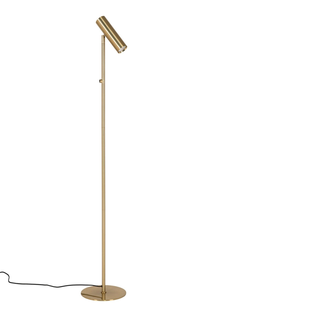 Lampada da Terra Parigi, Ottone, Metallo, 25x25x150 cm