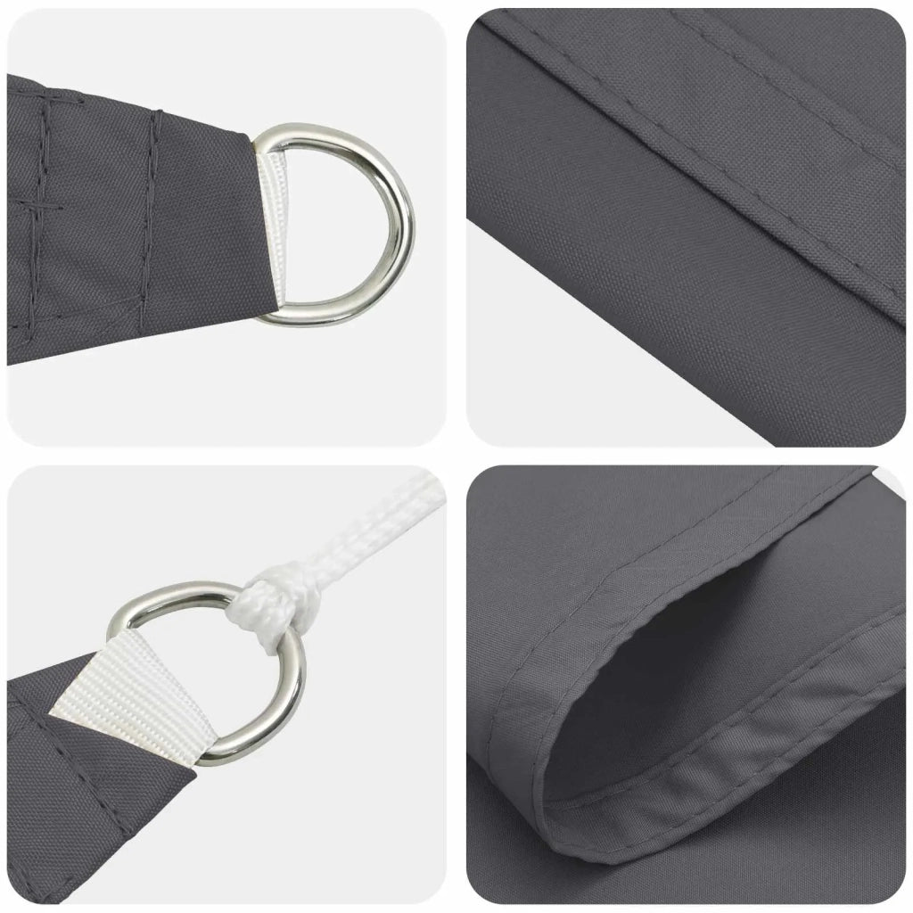 Vela da ombra solare Antracite 6 x 2,5 m 100% Poliestere Oxford