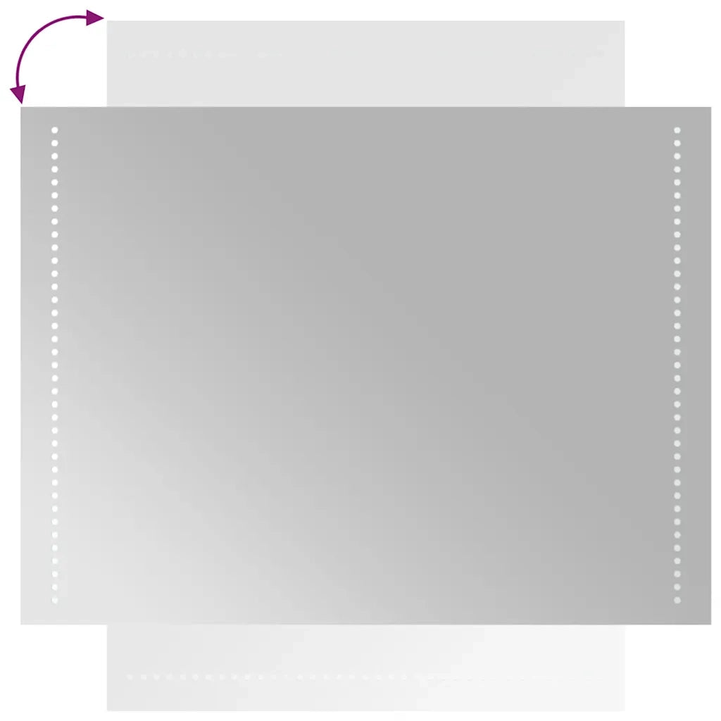Specchio da Bagno con Luci LED-Specchio per Bagno 60x80 cm 433052